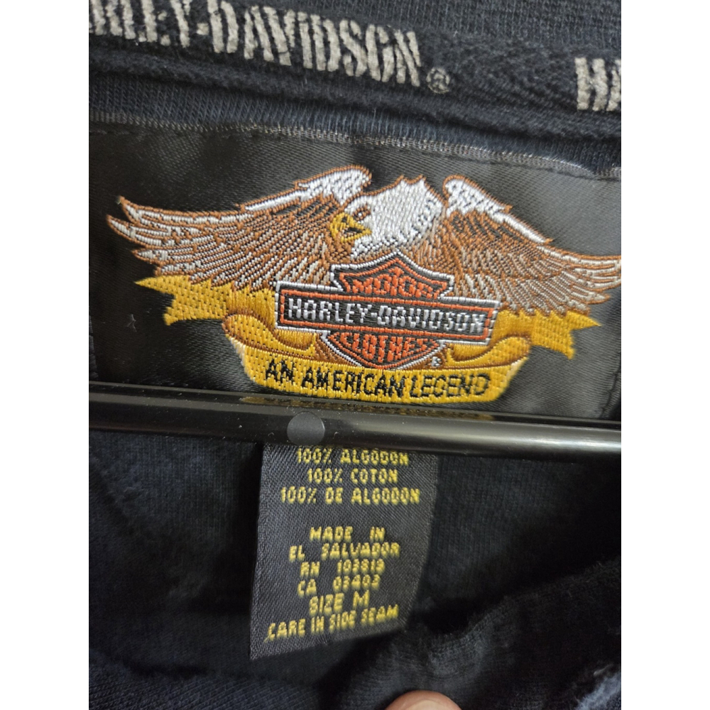 Harley-Davidson Men's Embroidered Logo Long Sleeve Size M - Picture 5 of 6